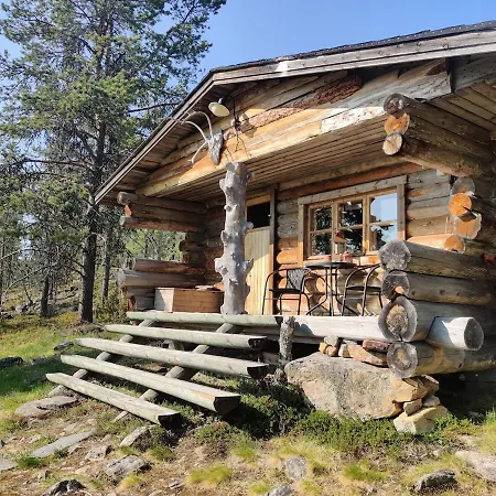 Kivakko Saariselaen Paratiisi - Oma Ranta & Sauna Шале Саариселькя