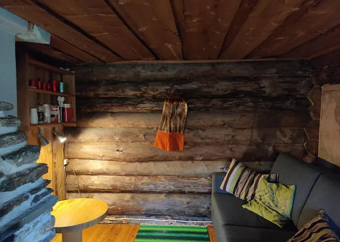 Kivakko Saariselaen Paratiisi - Oma Ranta & Sauna 木屋 萨利色尔卡